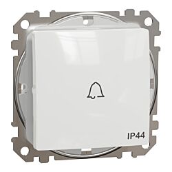 Włącznik zwierny pojedynczy "dzwonek" IP44 biały Sedna Design&Elements Schneider Electric ...