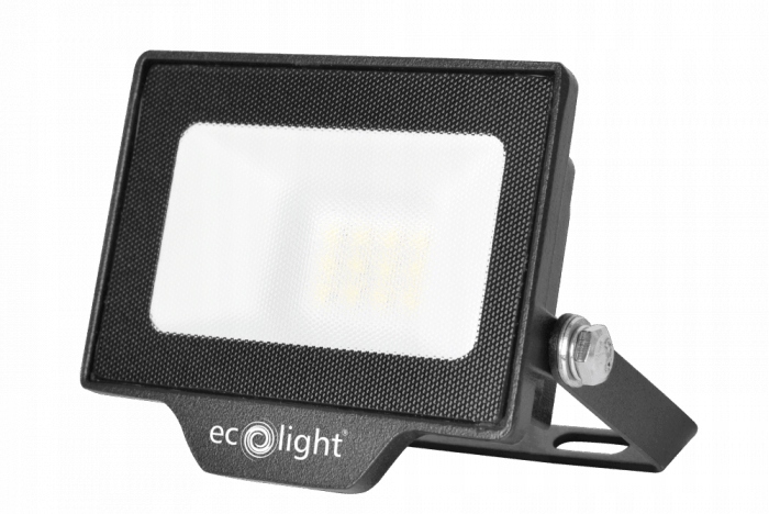 Naświetlacz LED NL-1 10W 4000K 900lm 120° IP65 czarny Eco Light EC20177