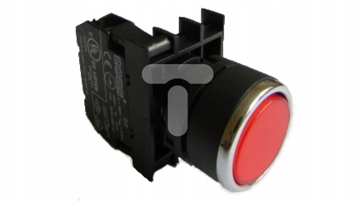 Przycisk sterowniczy kryty bistabilny napęd czerwony 1NC IP50 EMAS T0-B200DK