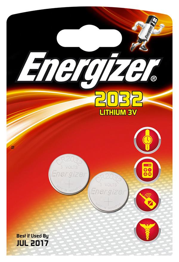Bateria specjalistyczna litowa ENERGIZER CR2032 3V 2szt Energizer E301021402