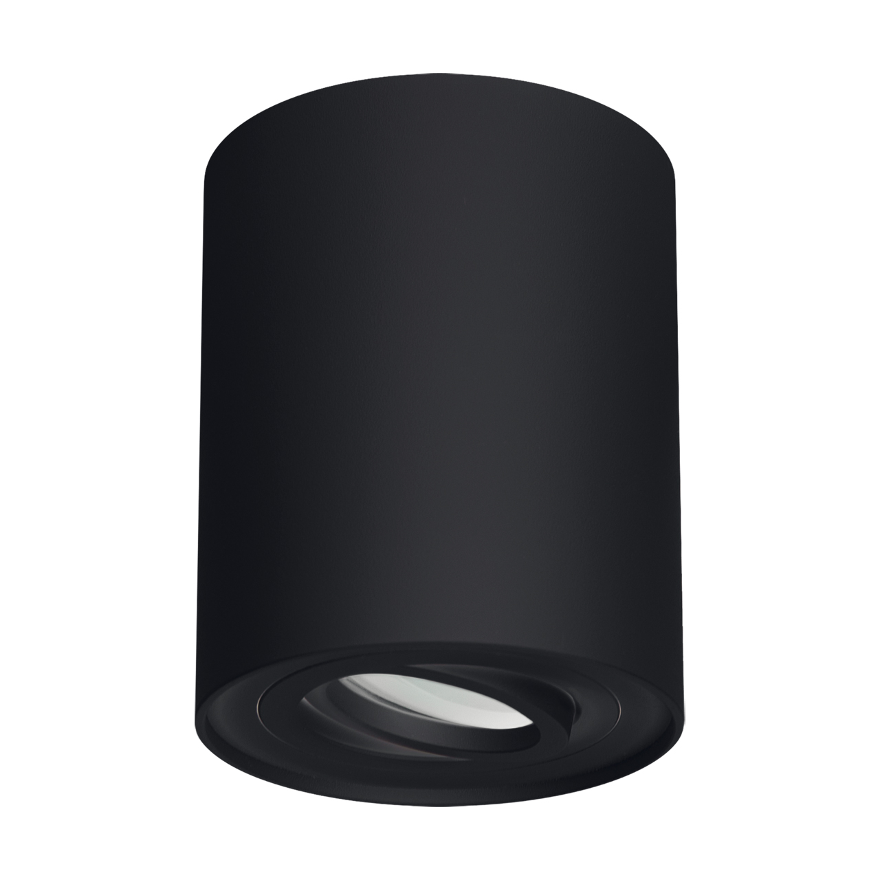 Oprawa downlight natynkowa HARY lampa okrągła tuba GU10 35W czarna STRUHM 03713
